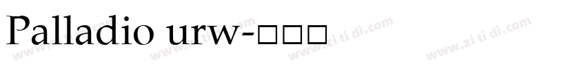 Palladio urw字体转换 Palladio urw字体转换